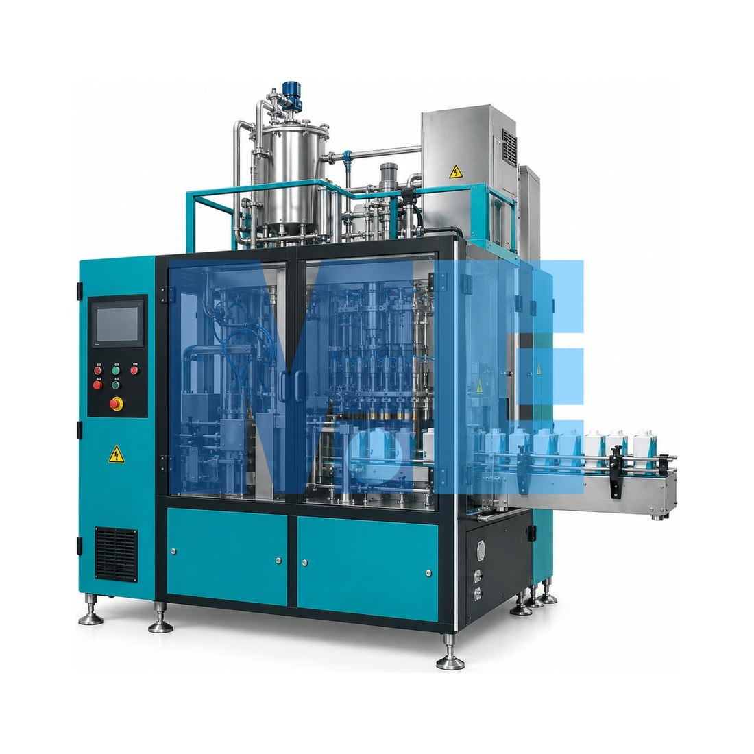 Food Aseptic Brick Carton Aseptic Filling Machine for 100ml - 330ml — Food Processing Machines